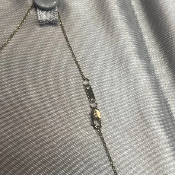 Elegant 10k gold diamond necklace